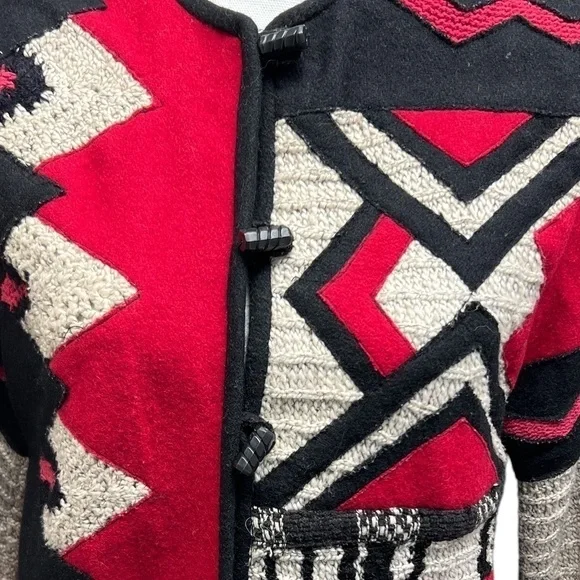 Coldwater Creek Woman’s Wool Blend Cardigan Vintage Size XS/S P2P 19” - Picture 3 of 8